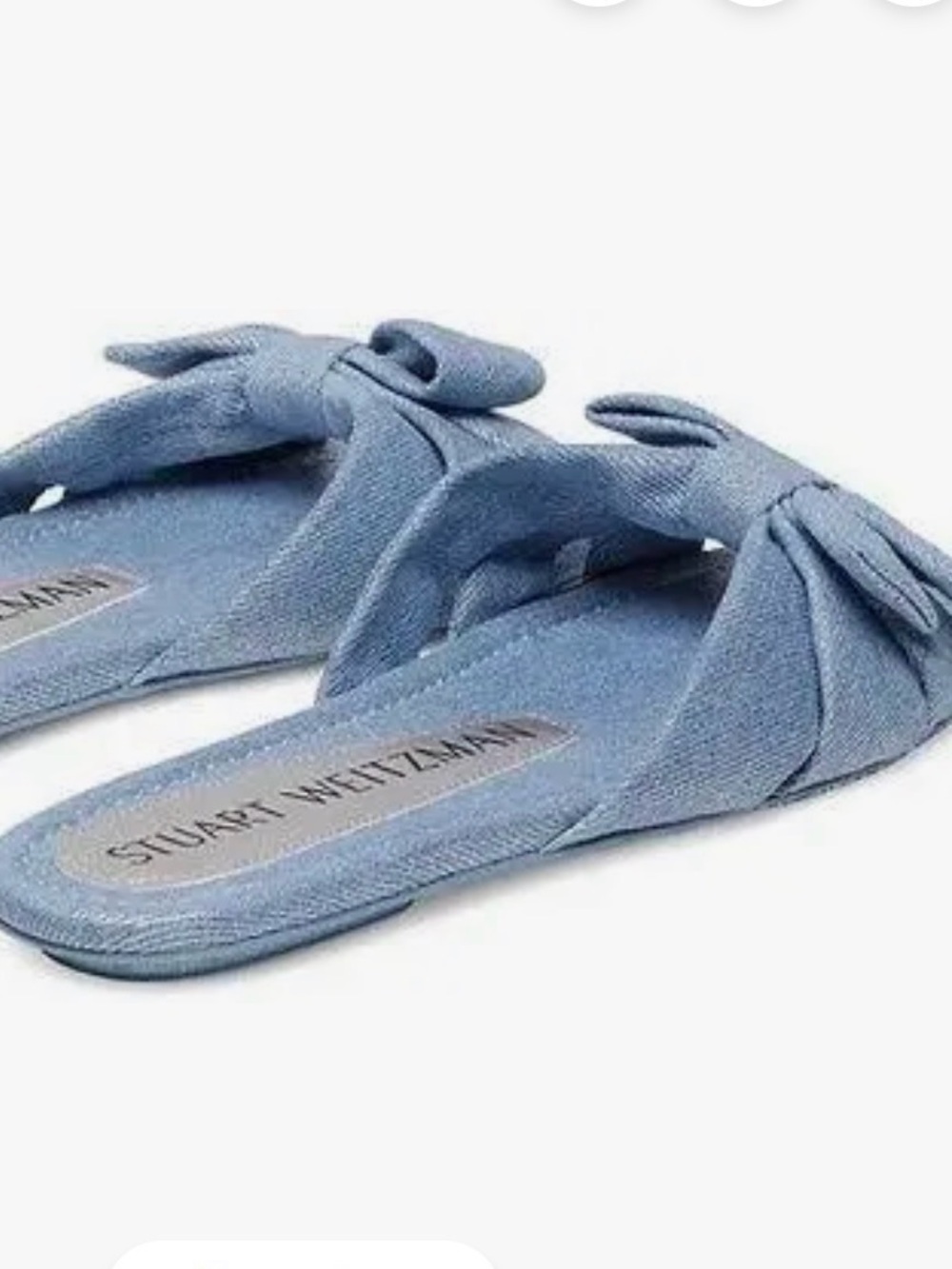 🌹STUART WEITZMAN 🌹 Sofia Bow Slide Sandal Size: 9 - Picture 2 of 9